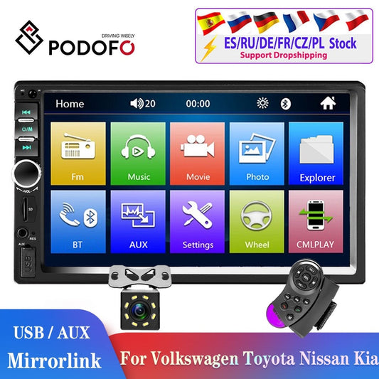 Player multimedia Android audio video AUTO Podofo 2