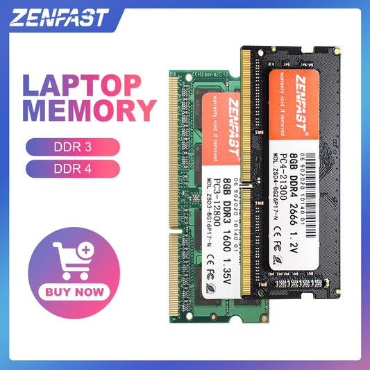 ZENFAST Memoria Ram DDR4 8GB 4G 16GB 32GB